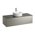 Тумба под раковину Laufen Sonar 1200 1 ящик, с отверстием, белый матовый + nero marquina 4.0542.5.03 4.0542.5.034.143.1 Тумба под раковину Laufen Sonar 1200 1 ящик, с отверстием, белый матовый + nero marquina 4.0542.5.03 4.0542.5.034.143.1