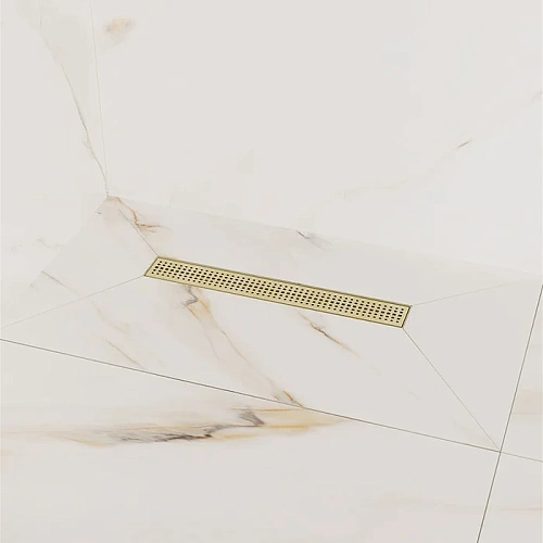 Душевой лоток IDDIS Perfex (975B5MG20DZ) комбинированный 500мм, золото Душевой лоток IDDIS Perfex (975B5MG20DZ) комбинированный 500мм, золото