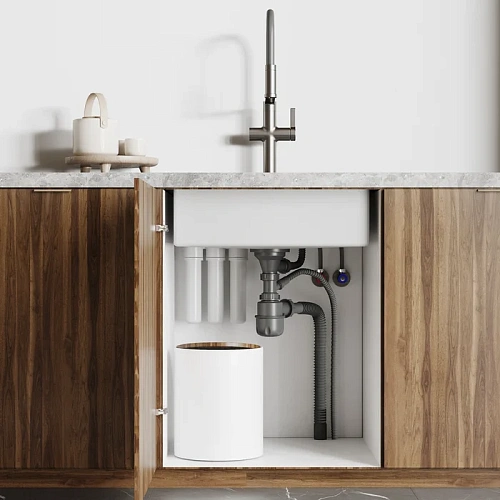 Сифон для раковины IDDIS Optima Home (900CVG1P10VD) 3.1/2x40мм, с выпуском, гофротрубой, отводом и переливом Сифон для раковины IDDIS Optima Home (900CVG1P10VD) 3.1/2x40мм, с выпуском, гофротрубой, отводом и переливом