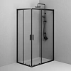 Душевой уголок AM.PM Gem W90G-403-120280-BT раздвижные двери 120x80 профиль черный матовый, стекло прозрачное Душевой уголок AM.PM Gem W90G-403-120280-BT раздвижные двери 120x80 профиль черный матовый, стекло прозрачное