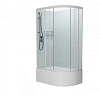 Душевая кабина Frank F412/2L М левосторонняя White без крыши белый профиль матовое стекло 120x80 200 20037 Душевая кабина Frank F412/2L М левосторонняя White без крыши белый профиль матовое стекло 120x80 200 20037