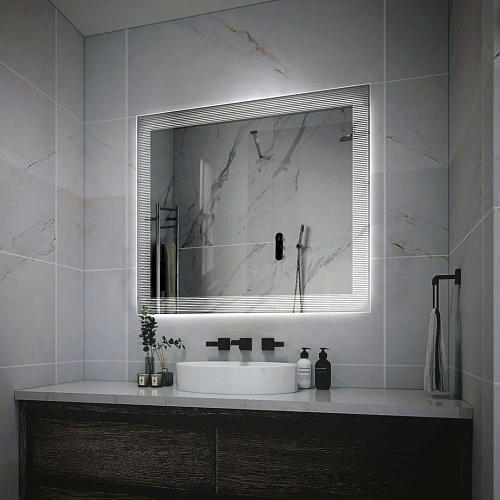 Зеркало Silver mirrors Barcode 1000х800 бесконтактный сенсор LED-00002910 Зеркало Silver mirrors Barcode 1000х800 бесконтактный сенсор LED-00002910