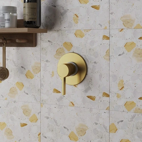 Смеситель для душа Paini Brera 74PJ690 встраиваемый, матовое золото PVD Смеситель для душа Paini Brera 74PJ690 встраиваемый, матовое золото PVD