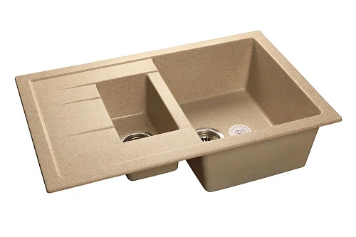 Кухонная мойка GranFest Quadro Q-775 KL пес песок Кухонная мойка GranFest Quadro Q-775 KL пес песок