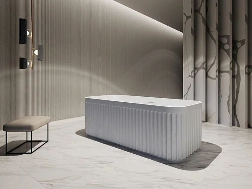 Ванна отдельностоящая ABBER AB9411-1.7 170x75 универсальная, белая акриловая Ванна отдельностоящая ABBER AB9411-1.7 170x75 универсальная, белая акриловая