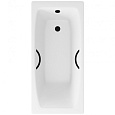 Ванна чугунная Delice Repos 170х70 DLR220508RB с черными матовыми ручками