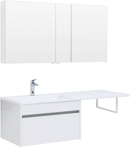 Тумба под раковину Aquanet Токио 68 белый (подвесная, 1 ящик) 00236917 Тумба под раковину Aquanet Токио 68 белый (подвесная, 1 ящик) 00236917