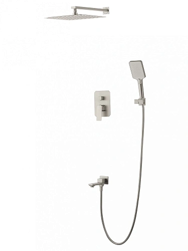 Душевая система Wonzon & Woghand DIAMOND встраиваемая, брашированный никель (WW-88939011-BN) Душевая система Wonzon & Woghand DIAMOND встраиваемая, брашированный никель (WW-88939011-BN)