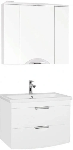 Тумба под раковину Style Line Жасмин 2 (2 ящ.), Комо 80, Люкс белая, PLUS ЛС-000010037 Тумба под раковину Style Line Жасмин 2 (2 ящ.), Комо 80, Люкс белая, PLUS ЛС-000010037