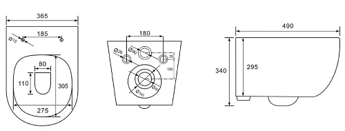 Унитаз подвесной Vincea Tornado Evo VT1-34ST, цвет белый, ультратонкое soft-close сиденье Унитаз подвесной Vincea Tornado Evo VT1-34ST, цвет белый, ультратонкое soft-close сиденье