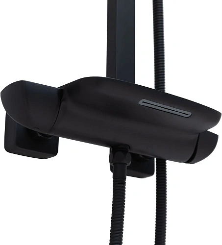 Душевая система Allen Brau Infinity 5.21030-31 черный матовый Душевая система Allen Brau Infinity 5.21030-31 черный матовый