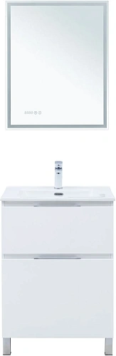Тумба под раковину Aquanet Алвита New 60 00344132 напольная, белый матовый Тумба под раковину Aquanet Алвита New 60 00344132 напольная, белый матовый