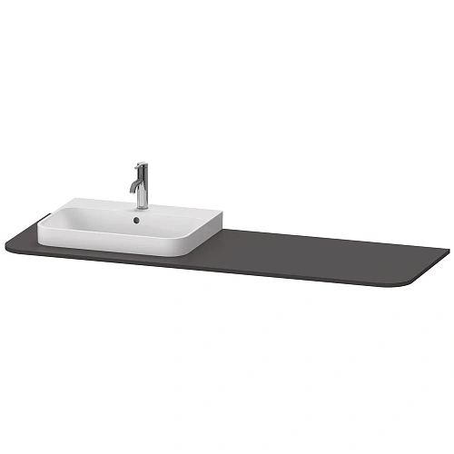 Столешница Duravit Happy D.2 Plus HP031HL8080 130 см графит Столешница Duravit Happy D.2 Plus HP031HL8080 130 см графит