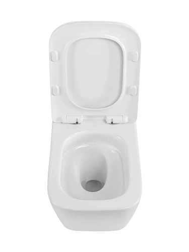 Унитаз подвесной BelBagno KRAFT-TOR BB7106CH-TOR/SC безободковый с сиденьем и смывом TORNADO Унитаз подвесной BelBagno KRAFT-TOR BB7106CH-TOR/SC безободковый с сиденьем и смывом TORNADO