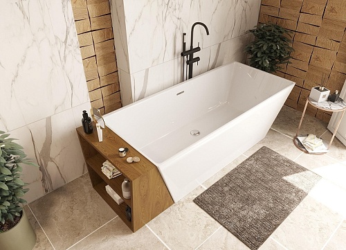 Ванна из искусственного камня Эстет Manhattan silk 1750х770 ФР-00014435 Ванна из искусственного камня Эстет Manhattan silk 1750х770 ФР-00014435