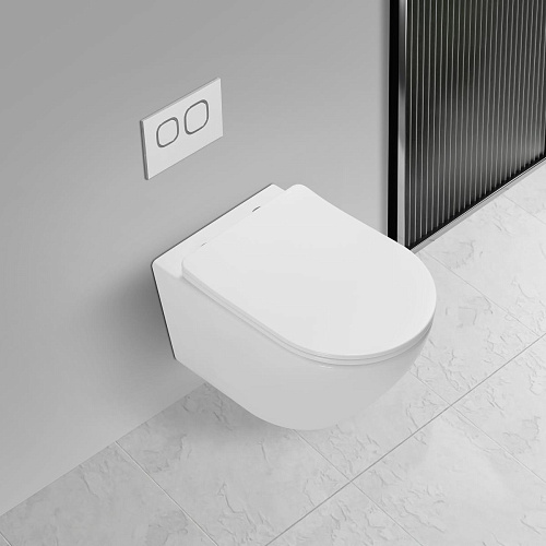 Унитаз подвесной Vincea Globo VT1-14T Tornado, цвет белый, ультратонкое soft-close сиденье Унитаз подвесной Vincea Globo VT1-14T Tornado, цвет белый, ультратонкое soft-close сиденье