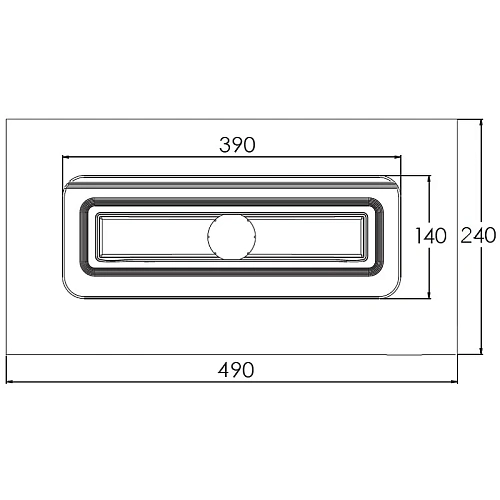 Душевой лоток BERGES SIMPEL 600, матовый хром, S-сифон D50/105 H50 вертикальный 090011 Душевой лоток BERGES SIMPEL 600, матовый хром, S-сифон D50/105 H50 вертикальный 090011