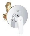 Смеситель для ванны GROHE BauFlow для скрытого монтажа, хром (29113000) Смеситель для ванны GROHE BauFlow для скрытого монтажа, хром (29113000)