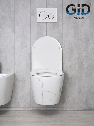 Унитаз подвесной Gid Ws2198 (СС) 62228Y под камень глянцевый 49x36x35.5 с крышкой микролифт Унитаз подвесной Gid Ws2198 (СС) 62228Y под камень глянцевый 49x36x35.5 с крышкой микролифт