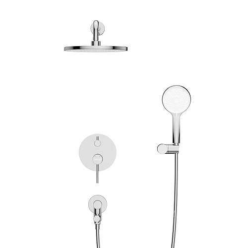 Душевая система CEZARES RELAX-VDSET-01 встраиваемая, со шлангом, с держателем, хром Душевая система CEZARES RELAX-VDSET-01 встраиваемая, со шлангом, с держателем, хром