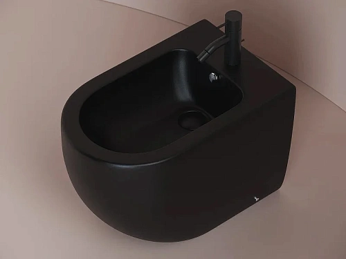 Биде напольное Ceramica Nova METROPOL CN4005MB черный матовый Биде напольное Ceramica Nova METROPOL CN4005MB черный матовый
