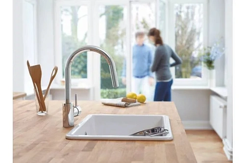 Смеситель для кухни GROHE Concetto, высокий излив, хром (31483002) Смеситель для кухни GROHE Concetto, высокий излив, хром (31483002)