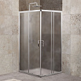 Детальная картинка товара «душевой уголок belbagno unique-a-2-75/90-p-cr 900x900 мм»