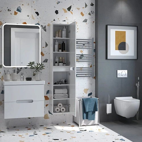 Шкаф-пенал BRIZ Пола п6-35 универсальный 236 04-06035-00 00 БЕЛ белый Шкаф-пенал BRIZ Пола п6-35 универсальный 236 04-06035-00 00 БЕЛ белый