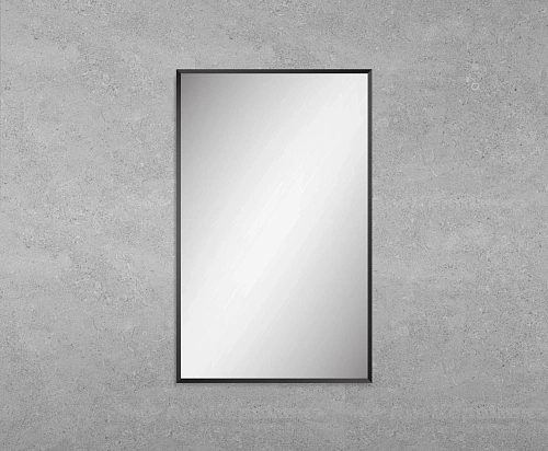 Зеркало BelBagno SPC-AL-500-800 Nero, 500x20x800 в алюминиевой раме Зеркало BelBagno SPC-AL-500-800 Nero, 500x20x800 в алюминиевой раме