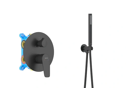 Душевая система Aquatek БЕТТА AQ1173MB Черный матовый Душевая система Aquatek БЕТТА AQ1173MB Черный матовый