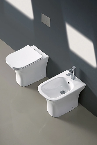 Унитаз приставной Ceruttispa VETTORE F CT7841 безободковый, сиденье микролифт Унитаз приставной Ceruttispa VETTORE F CT7841 безободковый, сиденье микролифт