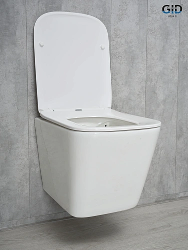 Унитаз подвесной Gid Tr2143 62257Y белый 49x34x36 с крышкой микролифт Унитаз подвесной Gid Tr2143 62257Y белый 49x34x36 с крышкой микролифт