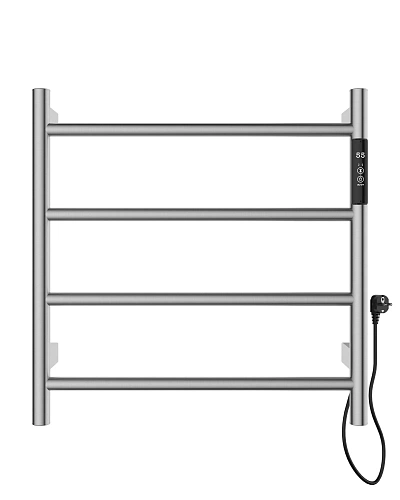 Полотенцесушитель электрический Wonzon & Woghand брашированный никель (WW-AL404-BR) Полотенцесушитель электрический Wonzon & Woghand брашированный никель (WW-AL404-BR)