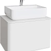 Тумба с раковиной STWORKI Ноттвиль 60 белая, без выреза под смеситель 444530 Тумба с раковиной STWORKI Ноттвиль 60 белая, без выреза под смеситель 444530