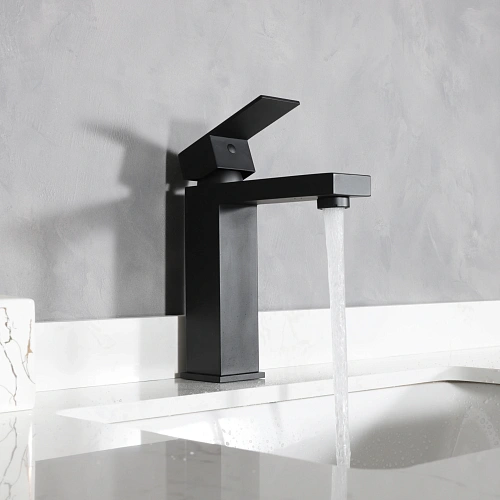 Смеситель для раковины Gid Anchel SS979-BM-K SS979BMK черный матовый Смеситель для раковины Gid Anchel SS979-BM-K SS979BMK черный матовый