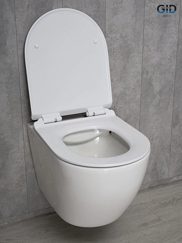 Унитаз подвесной Gid Tr2122b 62256Y белый 53.5x36x35 с крышкой микролифт Унитаз подвесной Gid Tr2122b 62256Y белый 53.5x36x35 с крышкой микролифт