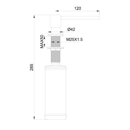 Дозатор жидкого мыла Wonzon & Woghand белый матовый (WW-88SD02-MW) Дозатор жидкого мыла Wonzon & Woghand белый матовый (WW-88SD02-MW)