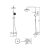 Душевая система Bravat Waterfall F639114C-A2-RUS с термостатическим смесителем Душевая система Bravat Waterfall F639114C-A2-RUS с термостатическим смесителем