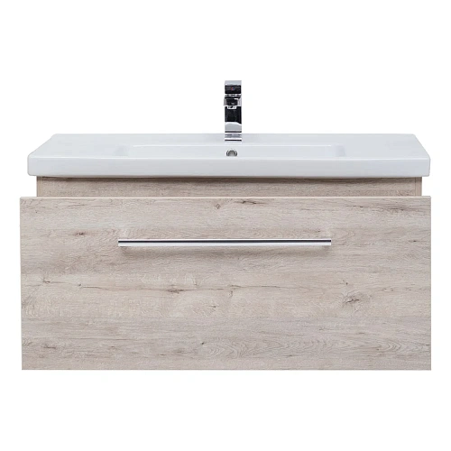 Тумба под раковину DREJA BIG INN, 100 см, подвесная, 1 ящик + выдвижной внутренний ящик, дуб кантри 77.0206D Тумба под раковину DREJA BIG INN, 100 см, подвесная, 1 ящик + выдвижной внутренний ящик, дуб кантри 77.0206D