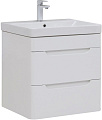 Тумба под раковину Aquanet София 60 белый глянец (2 ящика) 00288905 Тумба под раковину Aquanet София 60 белый глянец (2 ящика) 00288905