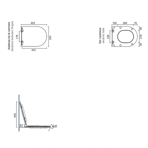 Крышка-сиденье Catalano Sfera 0551210001 с микролифтом, тонкое, белый глянцевый Крышка-сиденье Catalano Sfera 0551210001 с микролифтом, тонкое, белый глянцевый