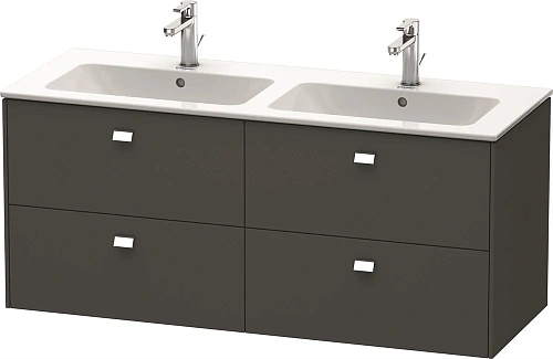 Тумба под раковину Duravit Brioso BR410601049 подвесная 129 см графит Тумба под раковину Duravit Brioso BR410601049 подвесная 129 см графит