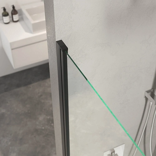 Шторка на ванну BERGES RIVER S Black 900 065013 Шторка на ванну BERGES RIVER S Black 900 065013