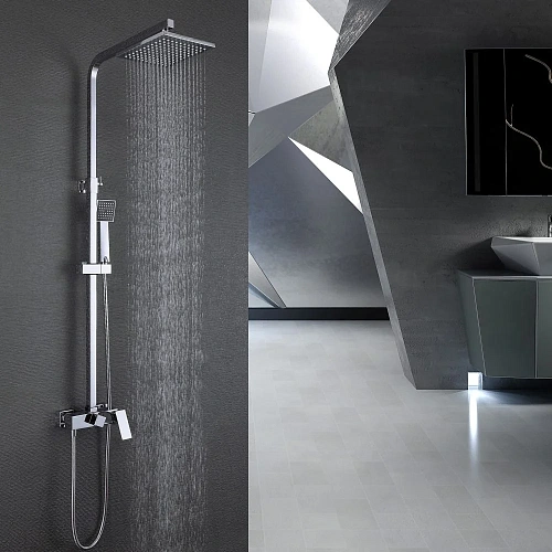 Душевая система ABBER Daheim AF8220 без излива, хром Душевая система ABBER Daheim AF8220 без излива, хром