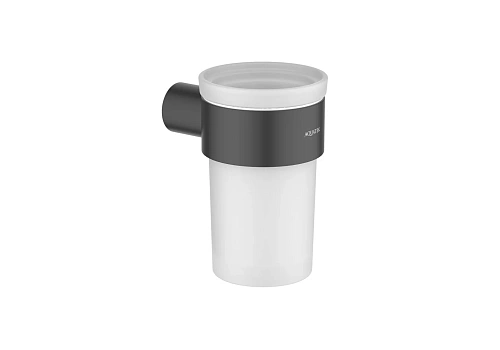 Стакан Aquatek ЛИРА AQ4427MB черный матовый Стакан Aquatek ЛИРА AQ4427MB черный матовый