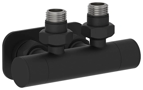 Вентиль Сунержа угловой скрытый-скрытый EU50 15-1416-1234 Темный титан муар Вентиль Сунержа угловой скрытый-скрытый EU50 15-1416-1234 Темный титан муар