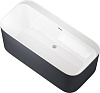 Картинка анонса товара «акриловая ванна allen brau infinity 170x80 2.21001.20/am белый глянец (панель антрацит)»