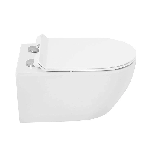 Унитаз подвесной CEZARES MOLVENO CZR-2468-TH-R/CZR-2011-SC безободковый с сиденьем Унитаз подвесной CEZARES MOLVENO CZR-2468-TH-R/CZR-2011-SC безободковый с сиденьем