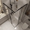 Душевой уголок Niagara Nova NG-6823-34BLACK (90x90x195) квадратная, раздвижная, черный матов., стекло прозрачное Душевой уголок Niagara Nova NG-6823-34BLACK (90x90x195) квадратная, раздвижная, черный матов., стекло прозрачное
