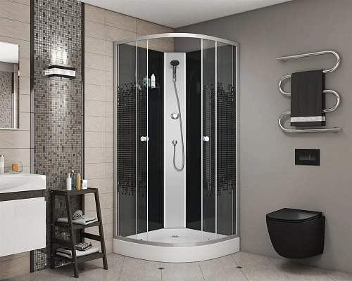 Душевая кабина Niagara NG 4501-08BK без крыши 4501BK Душевая кабина Niagara NG 4501-08BK без крыши 4501BK
